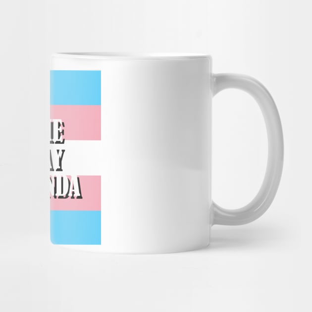 The Gay Agenda - Transgender Flag by incloudines